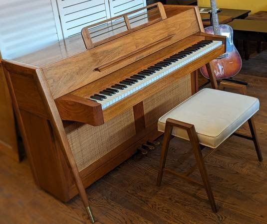 Baldwin Acrosonic Piano - Mid Century Modern - Rare Danish Style