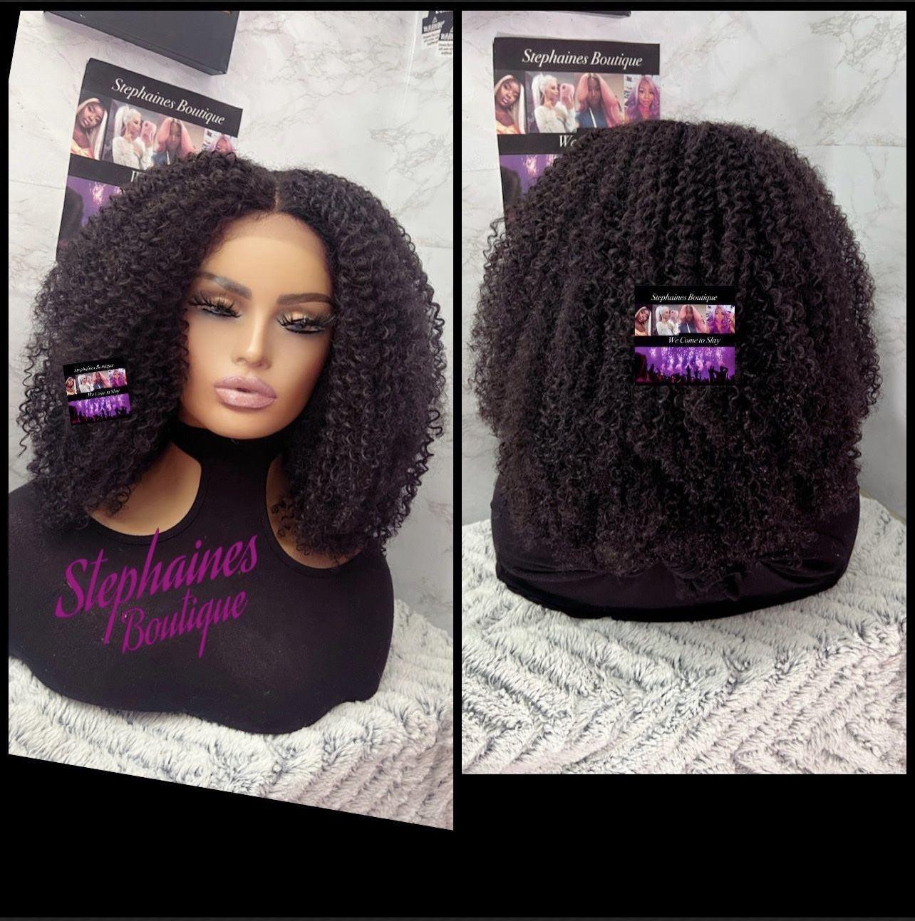 Human Hair Blended Lace Front Wig