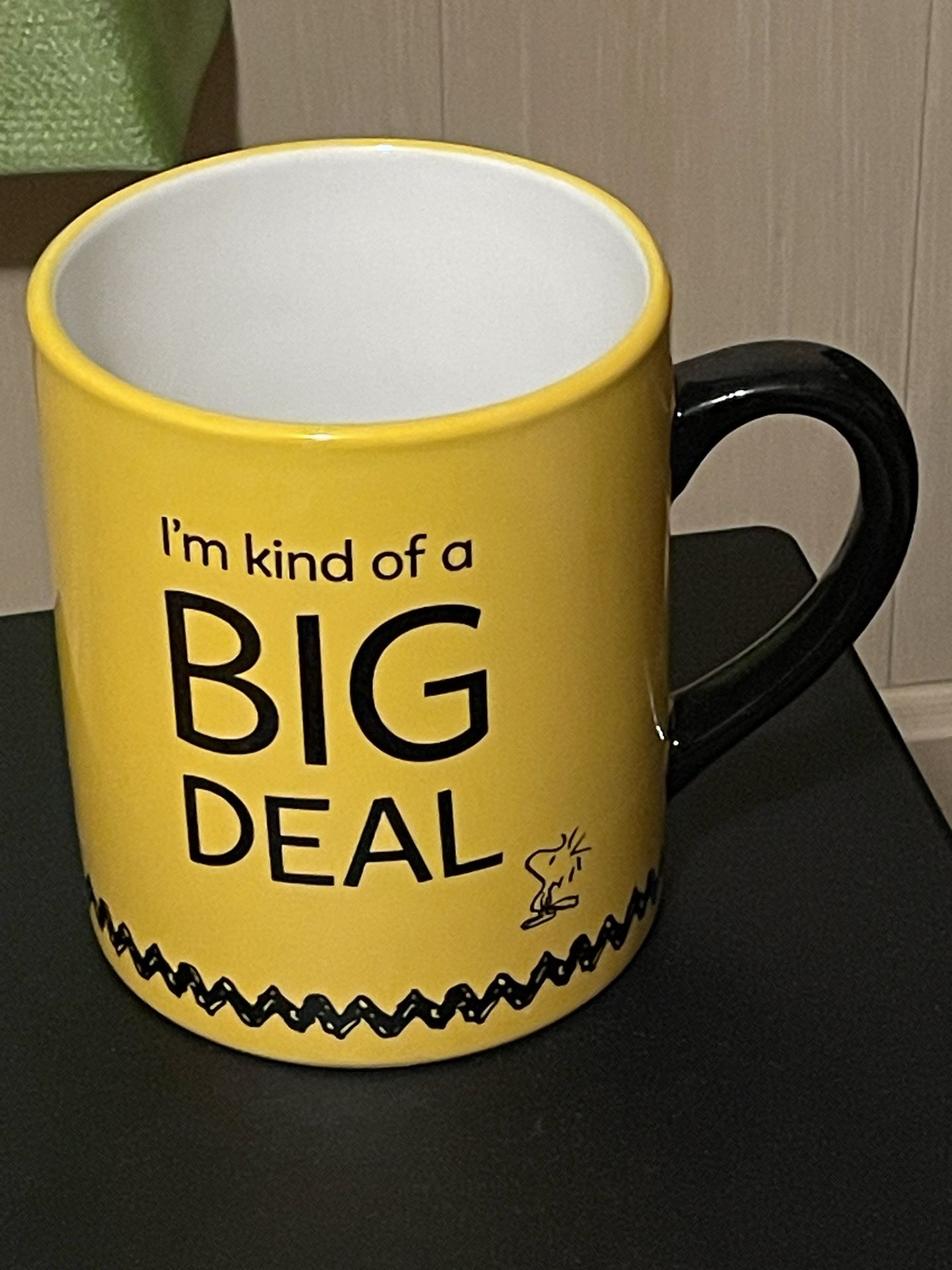 Huge Hallmark Peanuts Mug I’m Kind Of A Big Deal Yellow