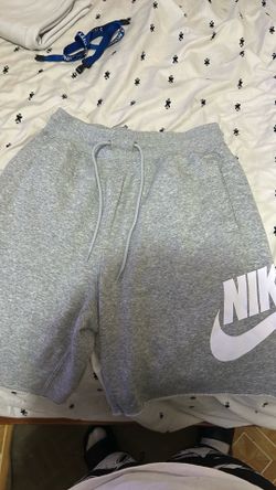 Grey nike shorts size small