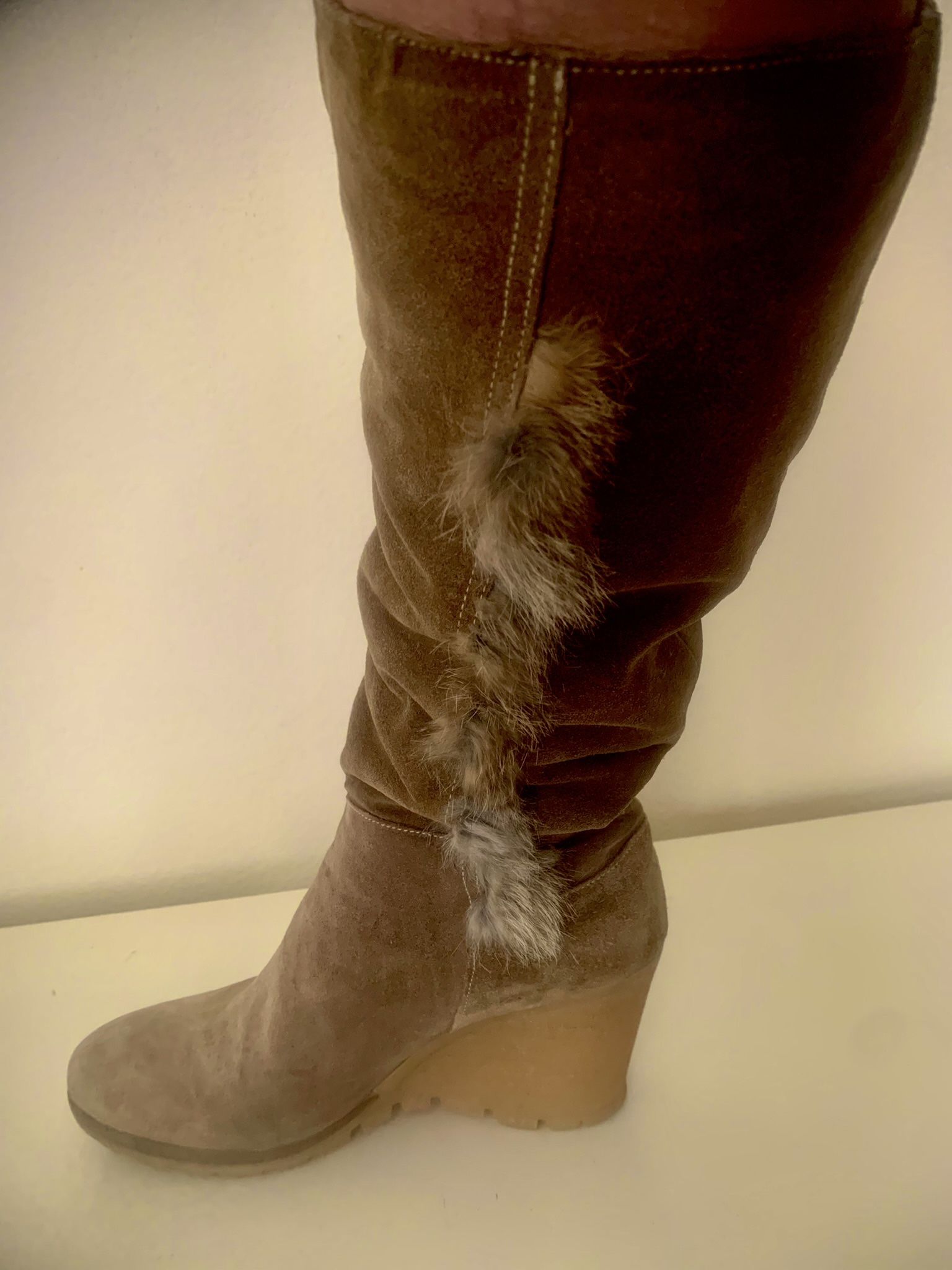 Winter Boots Made In Italy Genuine Suede