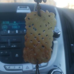 vintage Chinese jade pendant 