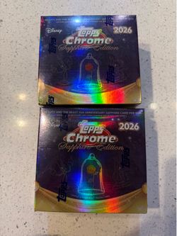 2026 Topps Chrome Disney Sapphire Hobby Box