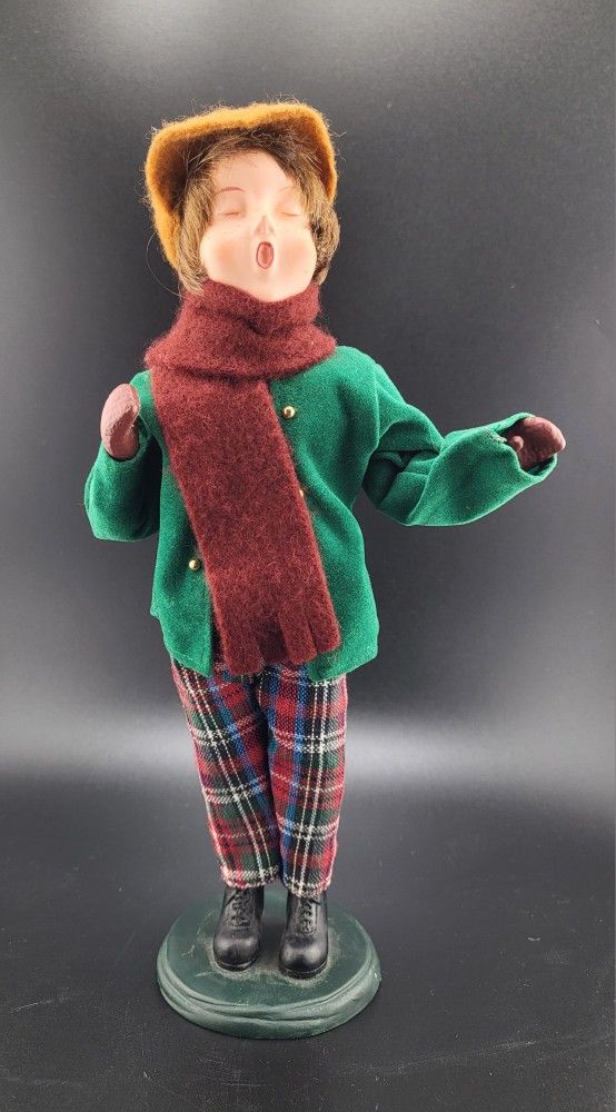 Vintage Byer's Choice Boy Christmas Caroler