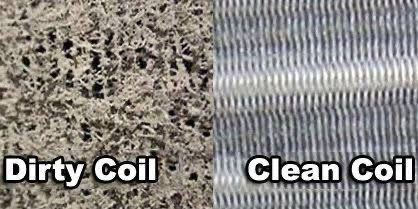 Coil cleaning hvac