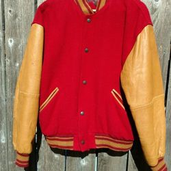 Leather and Wool jacket