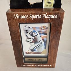 Authenic Collectable Emmitt Smith Sport Plaque 