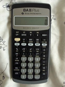 Texas Instruments BAII Plus Calculator