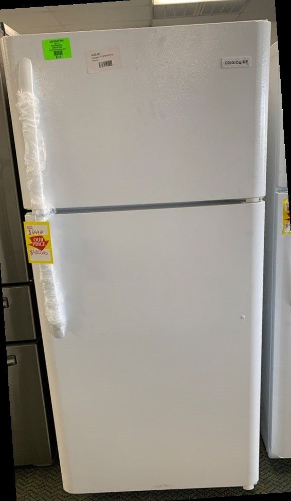 Top Freezer Refrigerator!! Frigidaire Brand!! All new with warranty