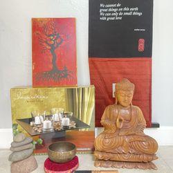 Wooden Budah / Zen Decoration 