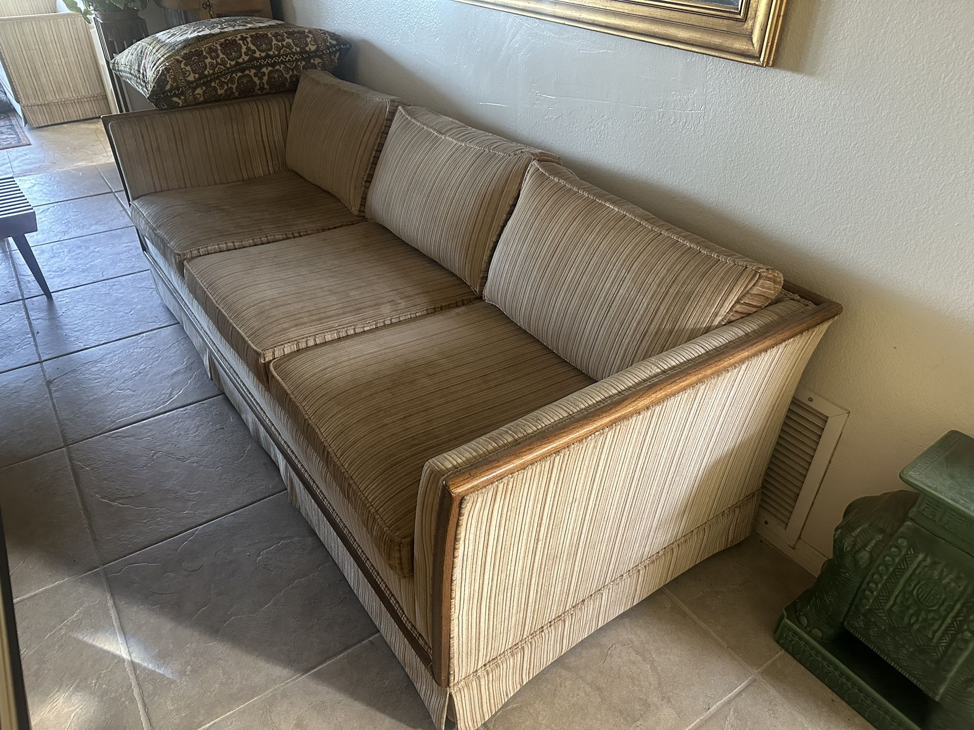 Vintage Couch and Loveseat Set