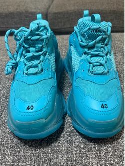 Baskets Balenciaga Triple S Turquoise 👟