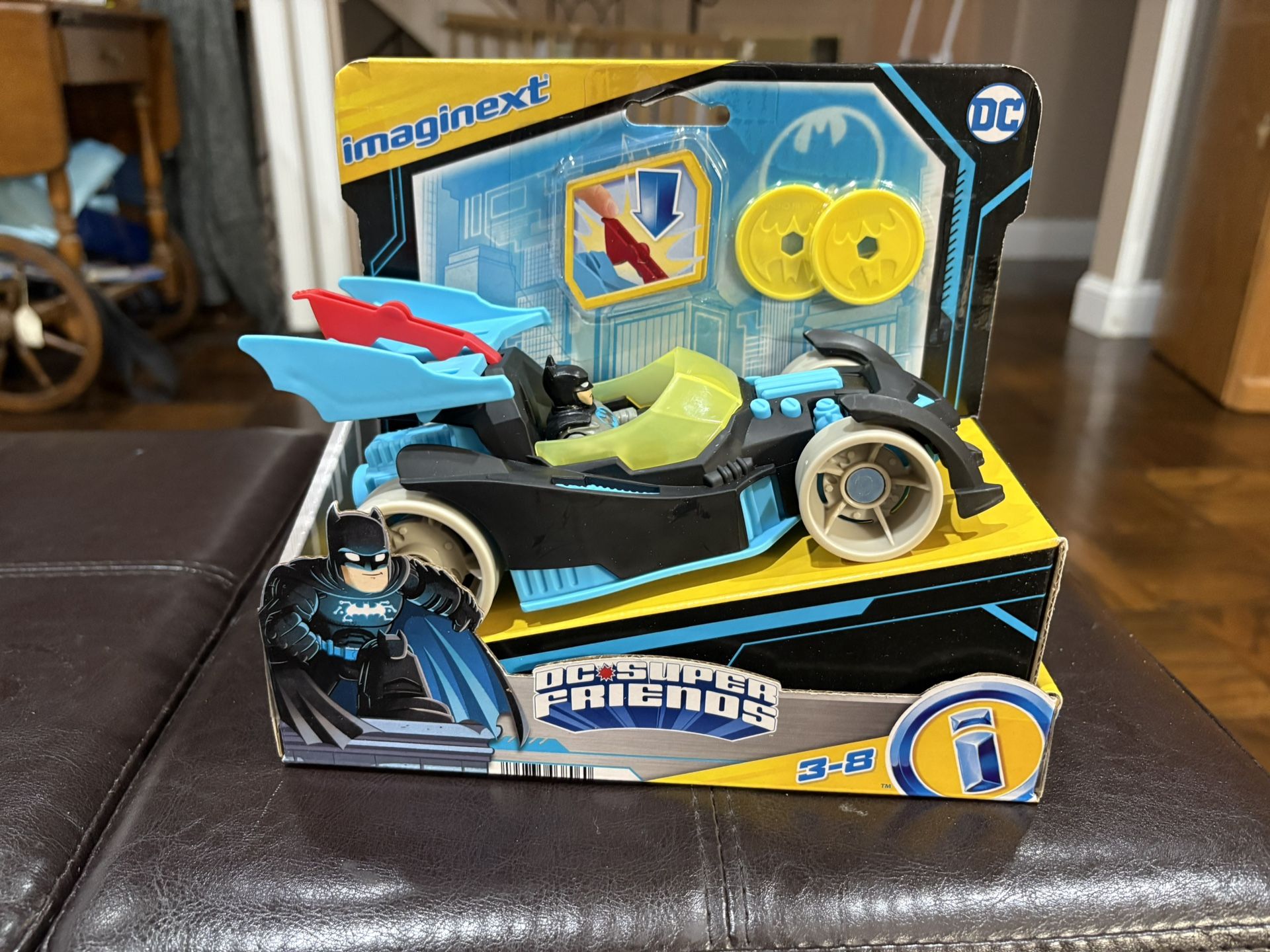  NEW Imaginext DC Super Friends Bat-tech Batmobile Batman Vehicle
