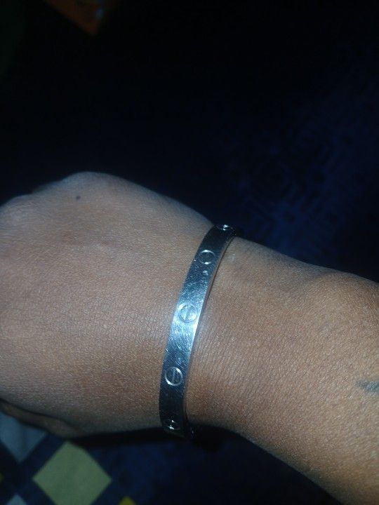 18K  White Gold Cartier Bracelet 