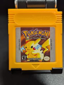 Pokémon Yellow Version – Game Boy Reproduction Cartridge