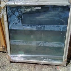 VinylPicture Window With Distorted Glass