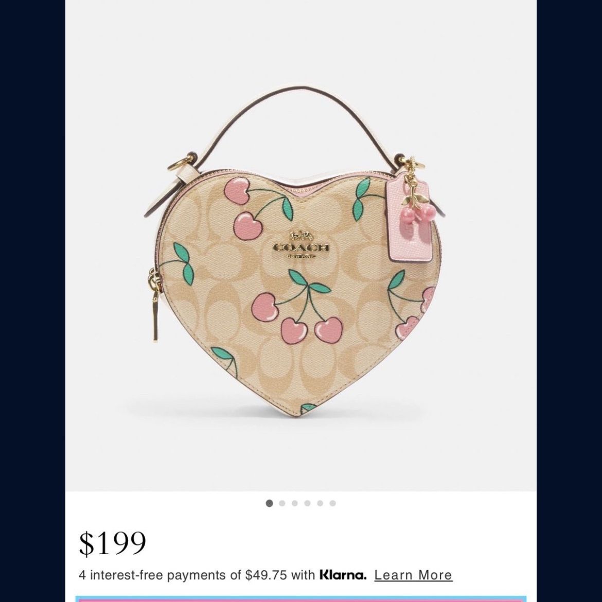 Coach Heart Bag Purse Handbag for Sale in Downey, CA - OfferUp