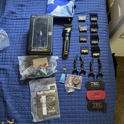 Clippers And Accessories For Barbers