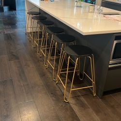 MCM Hairpin Bar Stools
