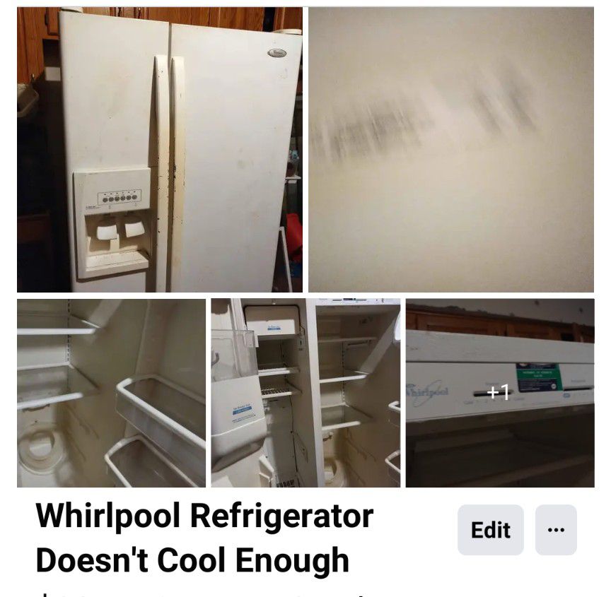 Double Whirlpool Refrigerator Doesn't Cool Enough 