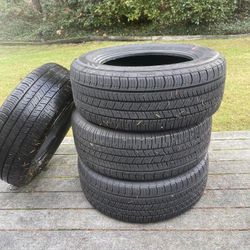 4 used 255/60R18 good year tires