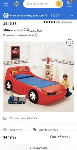 Little Tikes Car Bed With Mattress