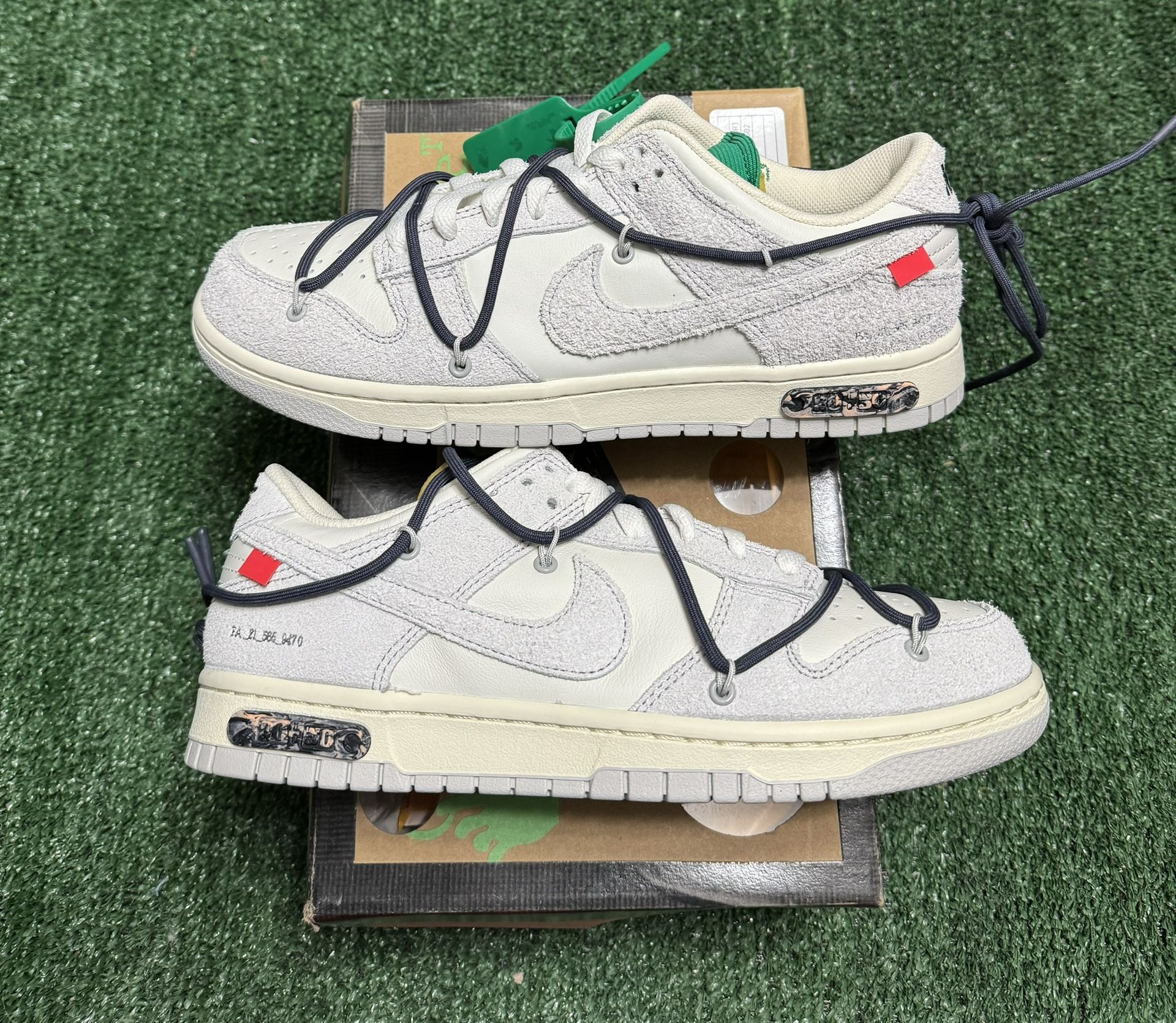 Off-White × Nike Dunk Low DJ0950-115 Nike Off-White x Dunk Low 'Lot 20 of 50' DJ0950-115 Men's Shoes
