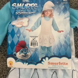 Halloween costume smurfette 
