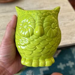 Ceramic Owl Pot 