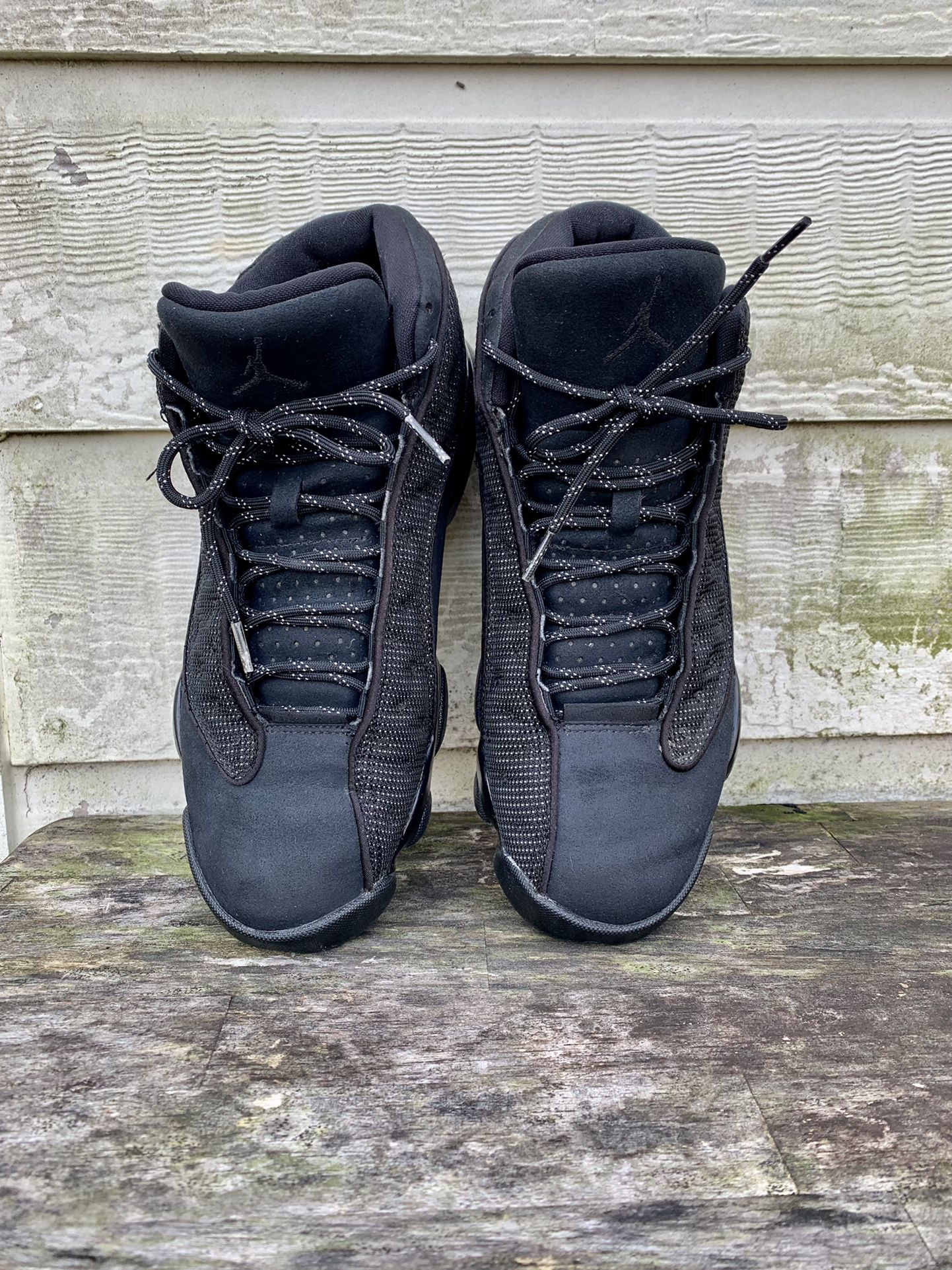 Air Jordan Retro 13 Black Cat/On Feet 