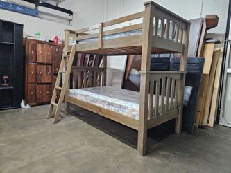 Twin Bunk Bed And Mattress