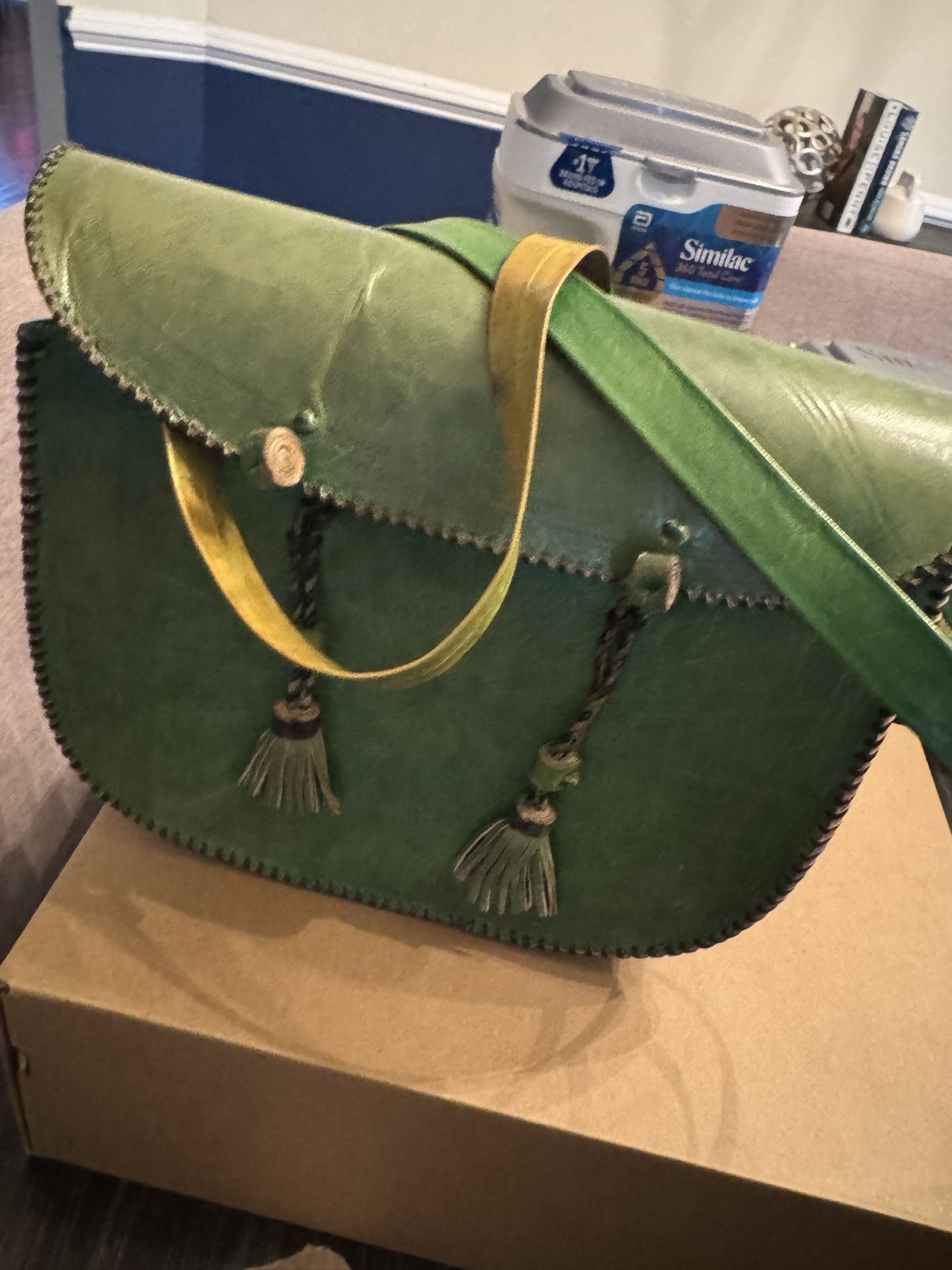 Vintage green Purse