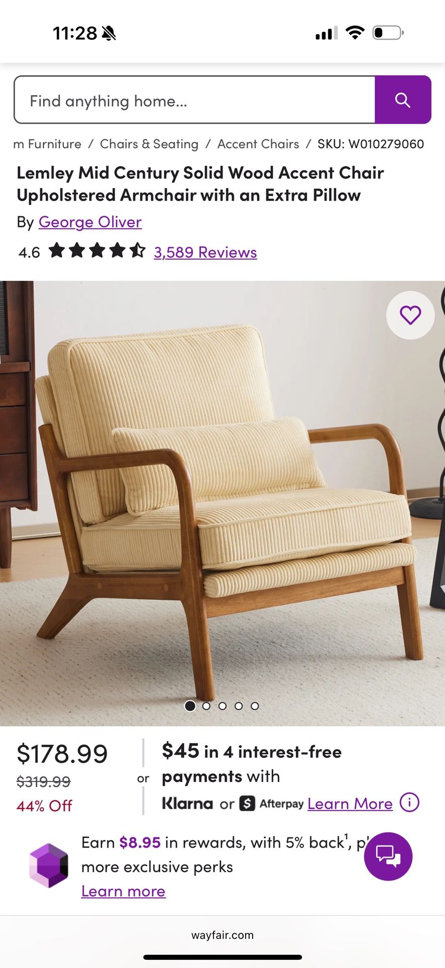 Wayfair Chair