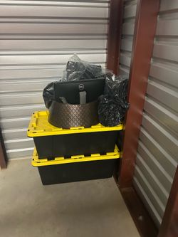 Storage Bins/Ceiling Fan