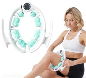 Para la celulitis Merach Manual Push-Pull Roller Relaxing Deep Tissue Massage Cellulite Massage Tool Ring for Thigh Calf & Waist Foam Roller for Daily