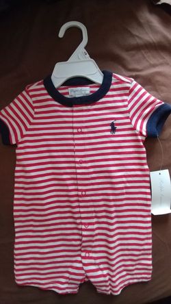 Size 3 months Ralph Lauren Polo short one piece new