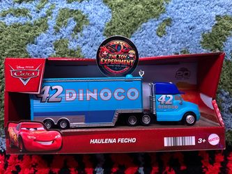 Disney Pixar Cars Haulena Fecho Dinoco 42 Hauler