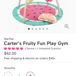 Carters Fruity Gym Playmat
