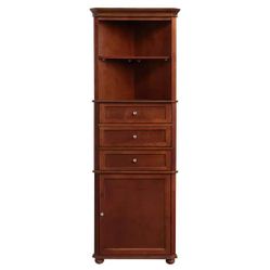 Home Decorators Collection
Hampton Harbor 23 in. W x 13 in. D x 68 in. H Brown Freestanding Linen Cabinet