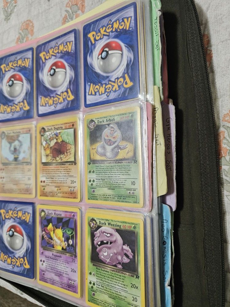 pokemon card binder vintage Amazon.com: 4 Pokemon Mini Album Binders Bundle For Cards - Sleeves  Included - Protect Your Deck In Style - Cool Graphics Featuring Your  Favorite Pokemon Characters