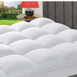 Twin Mattress Topper – Extra Thick, Cooling Pillow-Top Pad with Deep Pockets (Fits 8–21”)