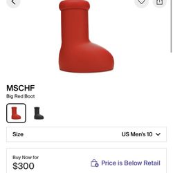 mschf big red boot