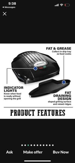 Granitestone Counter Top Electrical Grill 