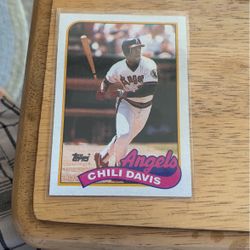 Baseball card Chili Davis