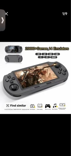 LASTEND SF3000 Retro Handheld Game Console, 4.5 Inch IPS Screen Games Machine, Wireless Mini Portable Game Player, Gaming & Consoles for Boy Gift Prot