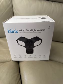 NEW Sealed Blink Wired Floodlight Camera - 2600 Lumens