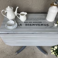 Vintage Folding Sides Table 