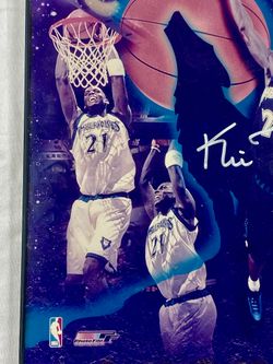 Kevin Garnett Signed Framed 8x10 Photo Minnesota Timberwolves 8x10 Frame