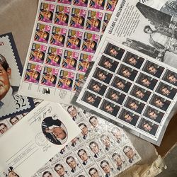 Elvis Nixon James Dean Stamps