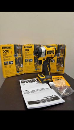 DeWalt XR 20V MAX 1/4" 3-Speed High Torque Impact Driver